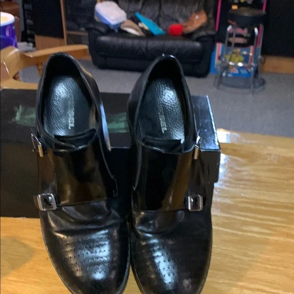 Men’s Diesel Black Double Monk Shoes SZ 9.5 (43). Beautiful and Comfortable!! - Picture 1 of 9